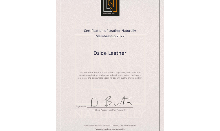 意利思皮革——Leather Naturally （国际天然皮革协会）会员